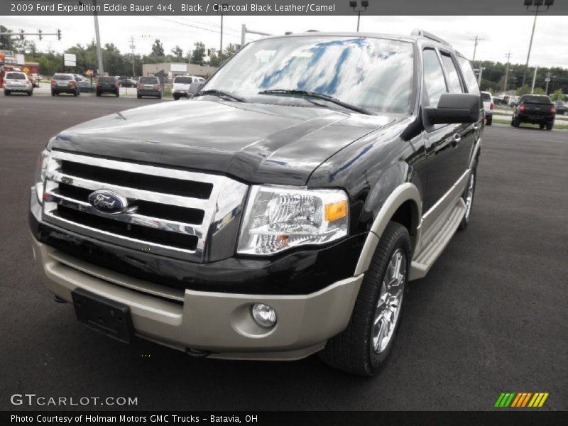 Black / Charcoal Black Leather/Camel 2009 Ford Expedition Eddie Bauer 4x4
