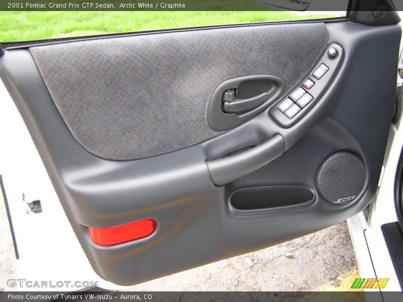 Arctic White / Graphite 2001 Pontiac Grand Prix GTP Sedan
