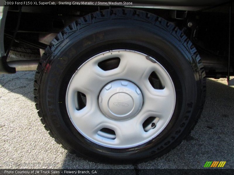 Sterling Grey Metallic / Stone/Medium Stone 2009 Ford F150 XL SuperCab