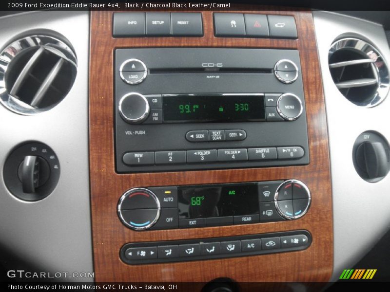 Black / Charcoal Black Leather/Camel 2009 Ford Expedition Eddie Bauer 4x4