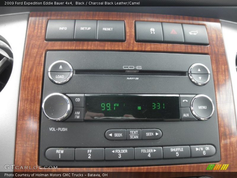 Black / Charcoal Black Leather/Camel 2009 Ford Expedition Eddie Bauer 4x4
