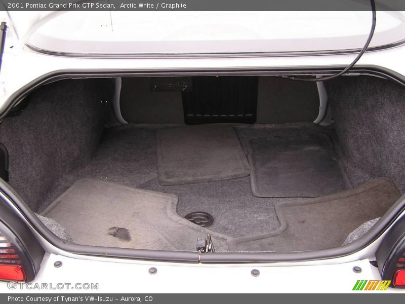 Arctic White / Graphite 2001 Pontiac Grand Prix GTP Sedan