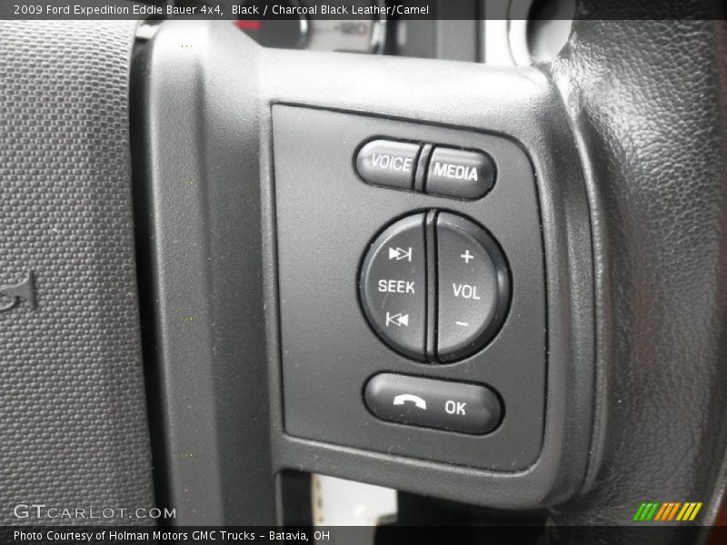 Black / Charcoal Black Leather/Camel 2009 Ford Expedition Eddie Bauer 4x4