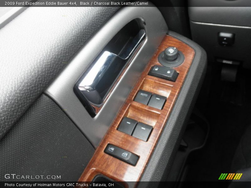 Black / Charcoal Black Leather/Camel 2009 Ford Expedition Eddie Bauer 4x4