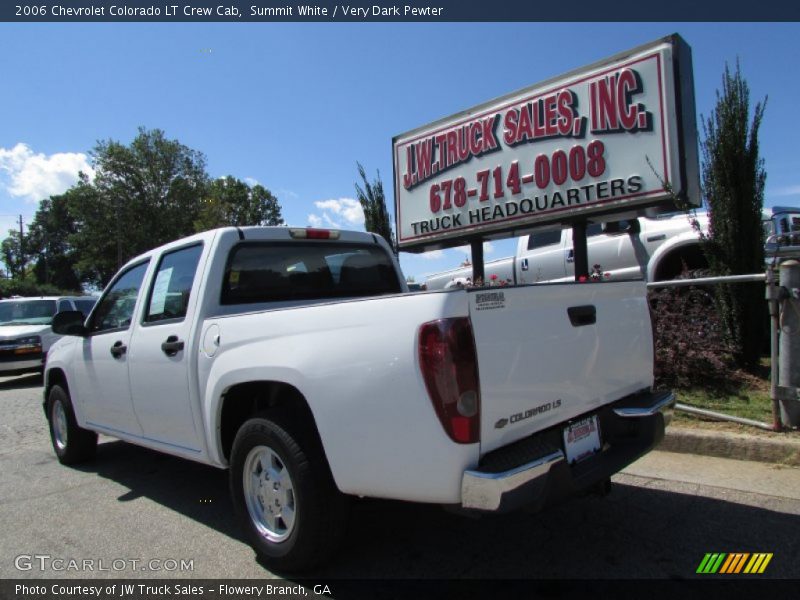 Summit White / Very Dark Pewter 2006 Chevrolet Colorado LT Crew Cab