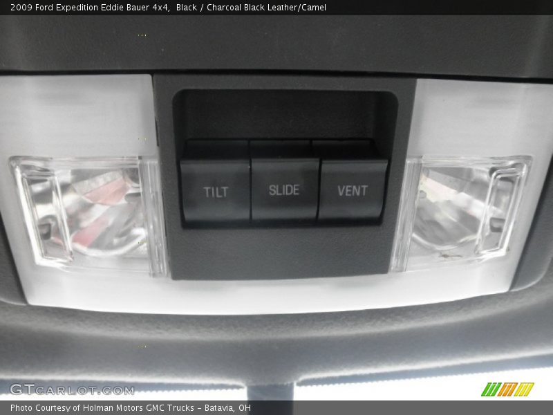 Black / Charcoal Black Leather/Camel 2009 Ford Expedition Eddie Bauer 4x4