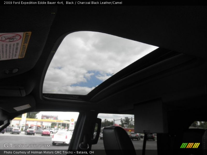 Black / Charcoal Black Leather/Camel 2009 Ford Expedition Eddie Bauer 4x4