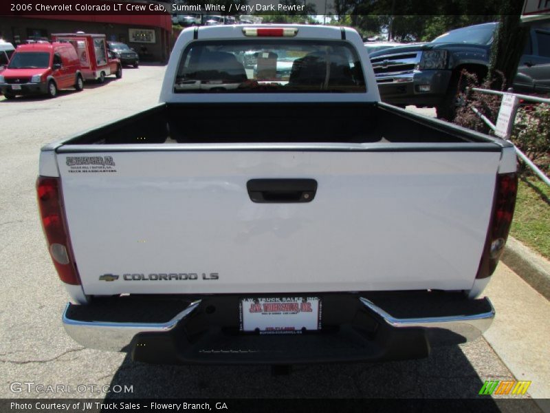 Summit White / Very Dark Pewter 2006 Chevrolet Colorado LT Crew Cab