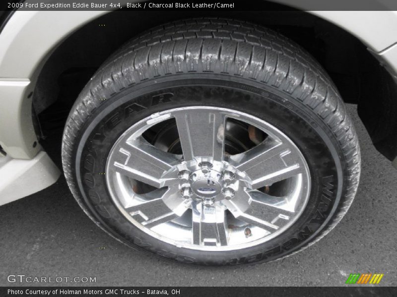 Black / Charcoal Black Leather/Camel 2009 Ford Expedition Eddie Bauer 4x4