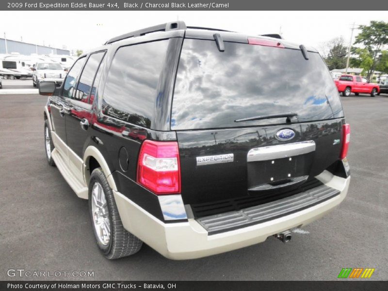 Black / Charcoal Black Leather/Camel 2009 Ford Expedition Eddie Bauer 4x4