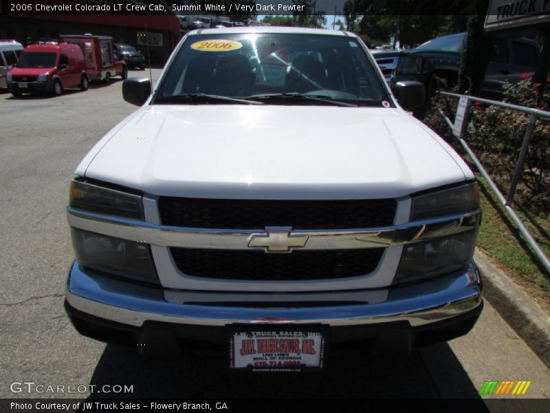 Summit White / Very Dark Pewter 2006 Chevrolet Colorado LT Crew Cab