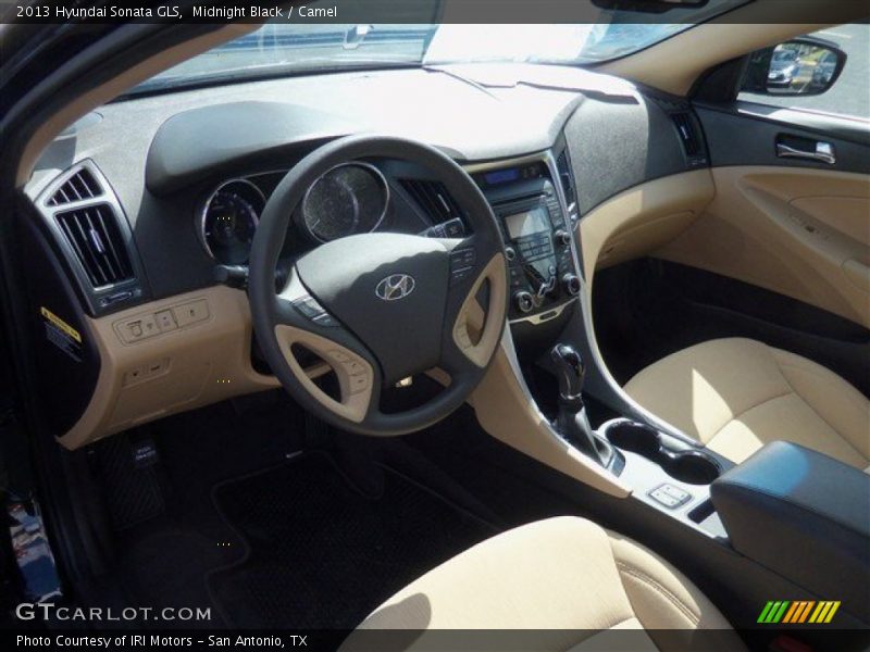Midnight Black / Camel 2013 Hyundai Sonata GLS