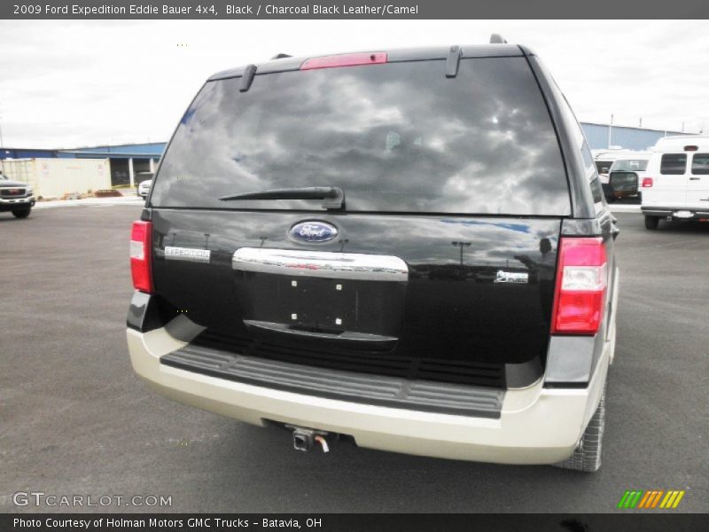 Black / Charcoal Black Leather/Camel 2009 Ford Expedition Eddie Bauer 4x4