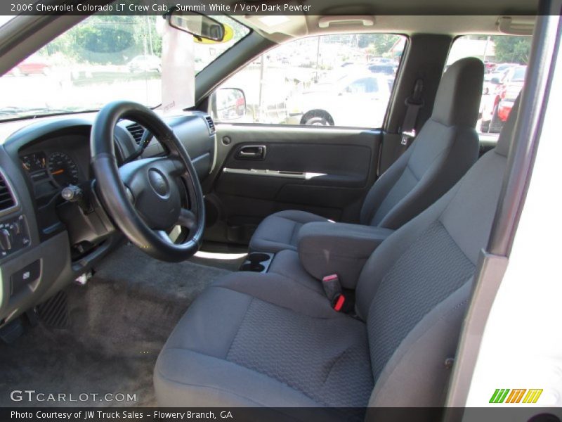 Summit White / Very Dark Pewter 2006 Chevrolet Colorado LT Crew Cab