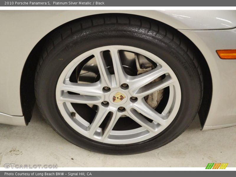 Platinum Silver Metallic / Black 2010 Porsche Panamera S