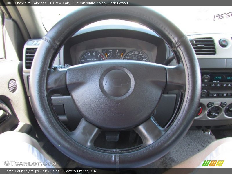 Summit White / Very Dark Pewter 2006 Chevrolet Colorado LT Crew Cab