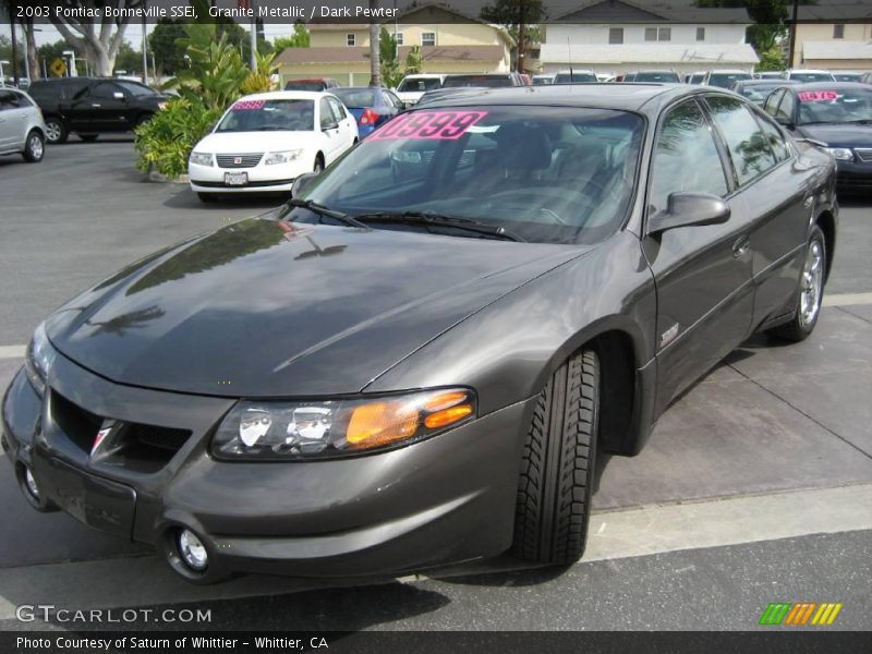 Granite Metallic / Dark Pewter 2003 Pontiac Bonneville SSEi