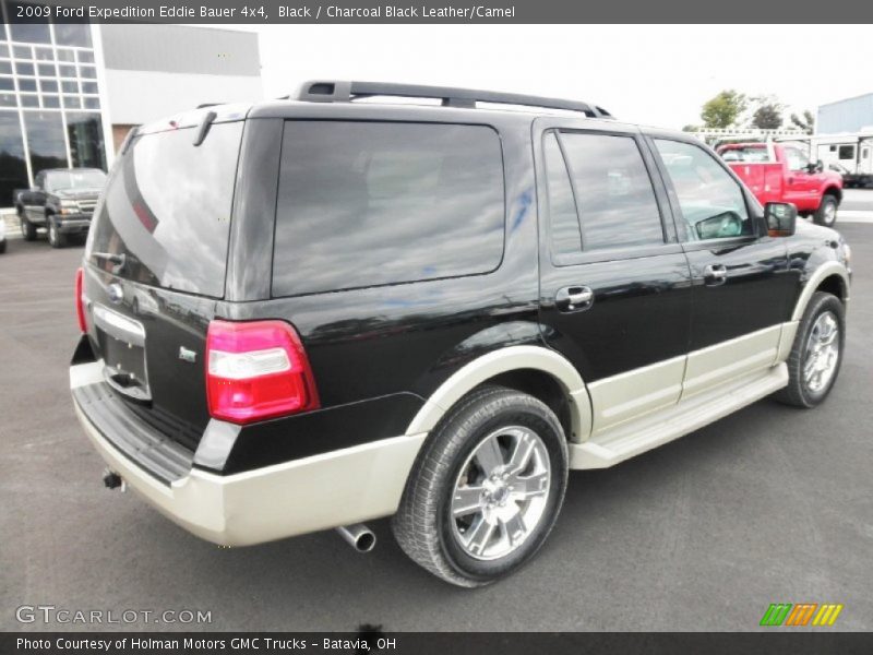 Black / Charcoal Black Leather/Camel 2009 Ford Expedition Eddie Bauer 4x4