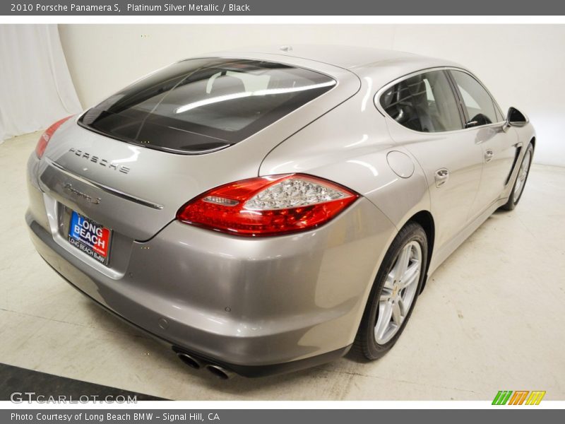 Platinum Silver Metallic / Black 2010 Porsche Panamera S