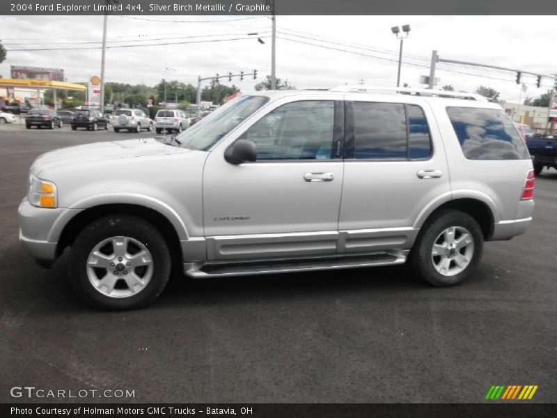 Silver Birch Metallic / Graphite 2004 Ford Explorer Limited 4x4