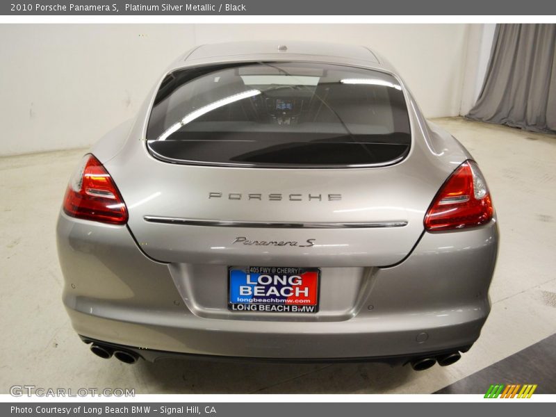 Platinum Silver Metallic / Black 2010 Porsche Panamera S