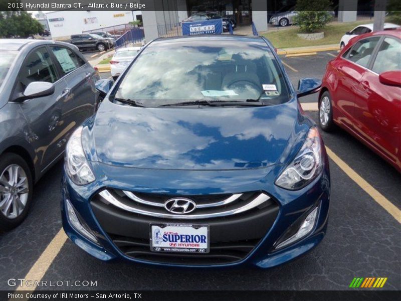 Atlantic Blue / Beige 2013 Hyundai Elantra GT