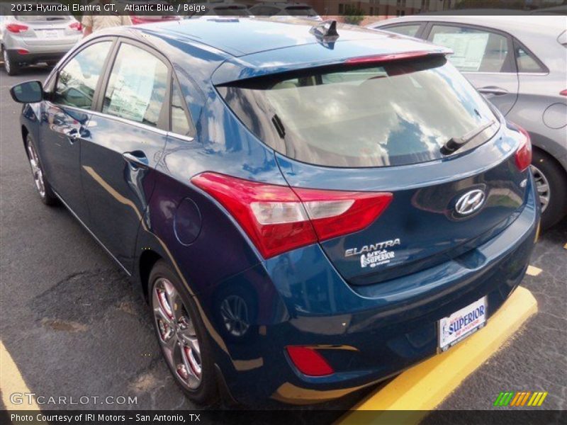 Atlantic Blue / Beige 2013 Hyundai Elantra GT