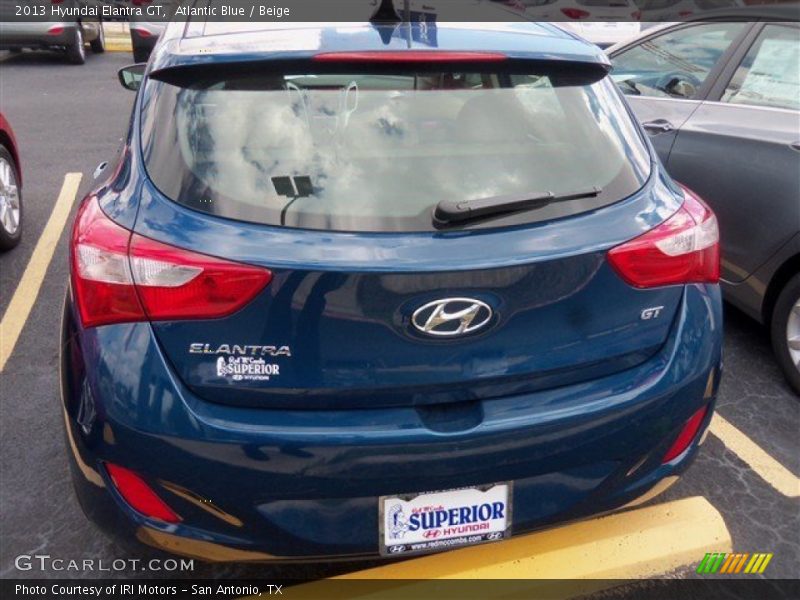 Atlantic Blue / Beige 2013 Hyundai Elantra GT