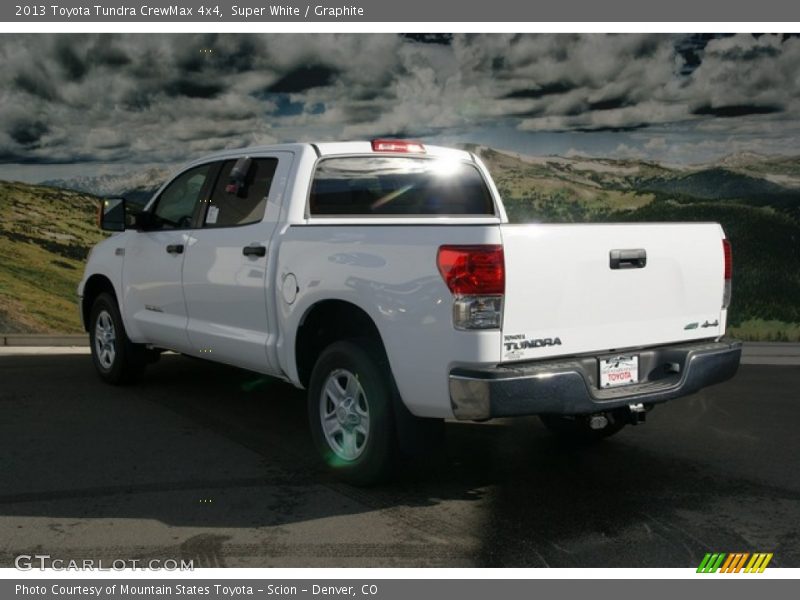 Super White / Graphite 2013 Toyota Tundra CrewMax 4x4