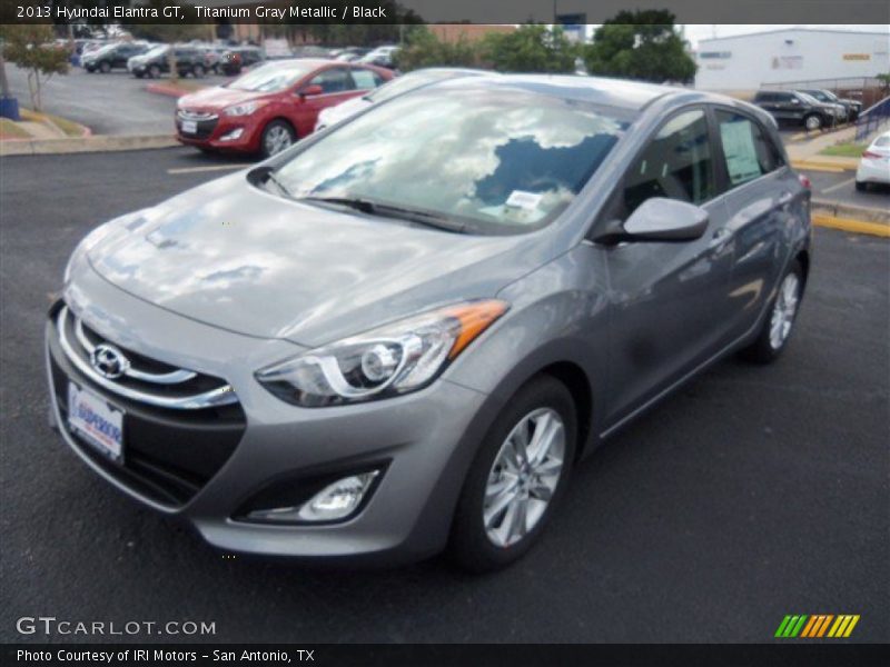 Titanium Gray Metallic / Black 2013 Hyundai Elantra GT