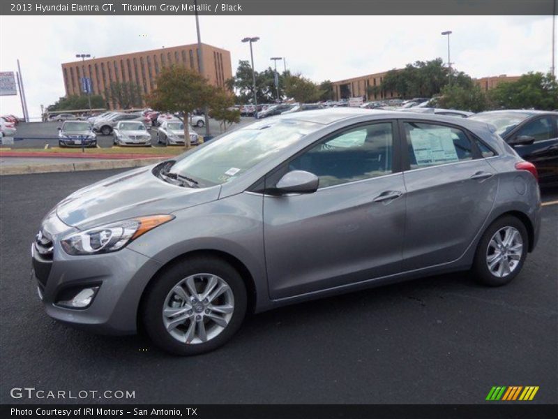 Titanium Gray Metallic / Black 2013 Hyundai Elantra GT