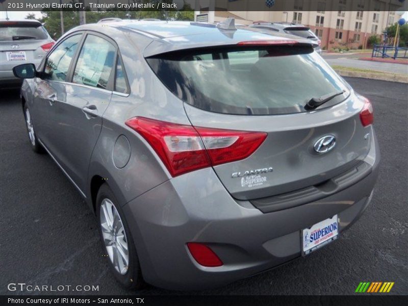 Titanium Gray Metallic / Black 2013 Hyundai Elantra GT