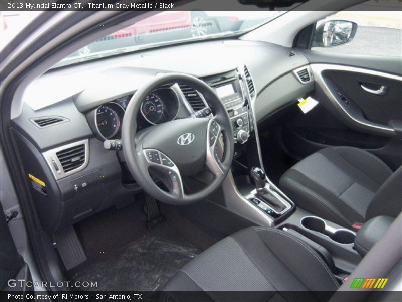 Titanium Gray Metallic / Black 2013 Hyundai Elantra GT