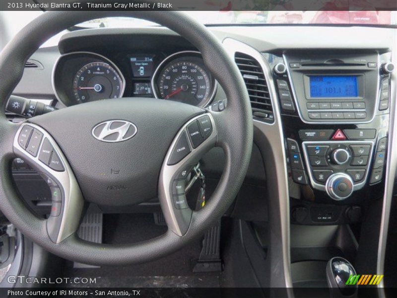Titanium Gray Metallic / Black 2013 Hyundai Elantra GT