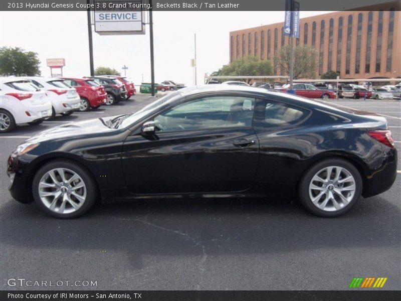 Becketts Black / Tan Leather 2013 Hyundai Genesis Coupe 3.8 Grand Touring