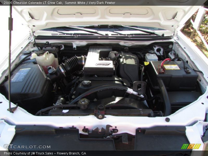 Summit White / Very Dark Pewter 2006 Chevrolet Colorado LT Crew Cab