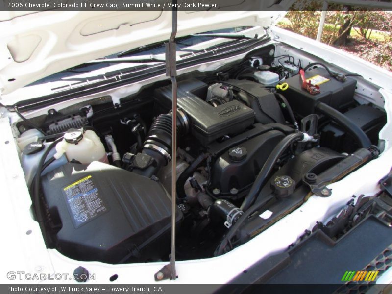 Summit White / Very Dark Pewter 2006 Chevrolet Colorado LT Crew Cab