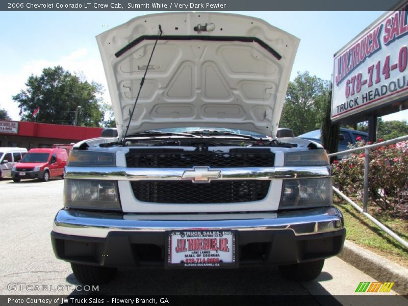 Summit White / Very Dark Pewter 2006 Chevrolet Colorado LT Crew Cab