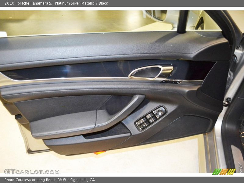 Platinum Silver Metallic / Black 2010 Porsche Panamera S