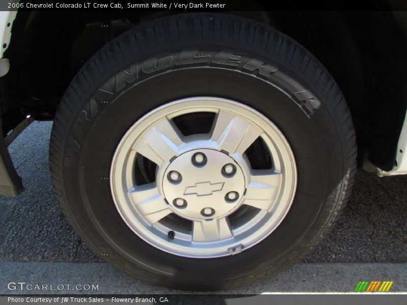 Summit White / Very Dark Pewter 2006 Chevrolet Colorado LT Crew Cab