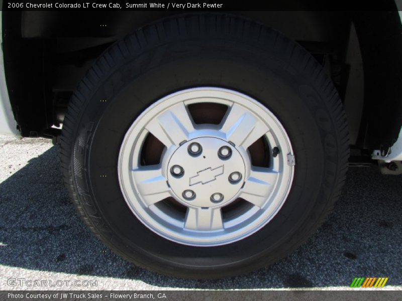 Summit White / Very Dark Pewter 2006 Chevrolet Colorado LT Crew Cab