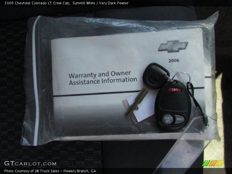 Summit White / Very Dark Pewter 2006 Chevrolet Colorado LT Crew Cab