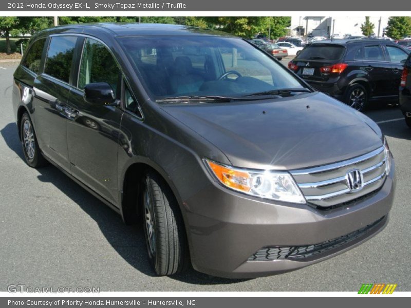 Smoky Topaz Metallic / Truffle 2012 Honda Odyssey EX-L
