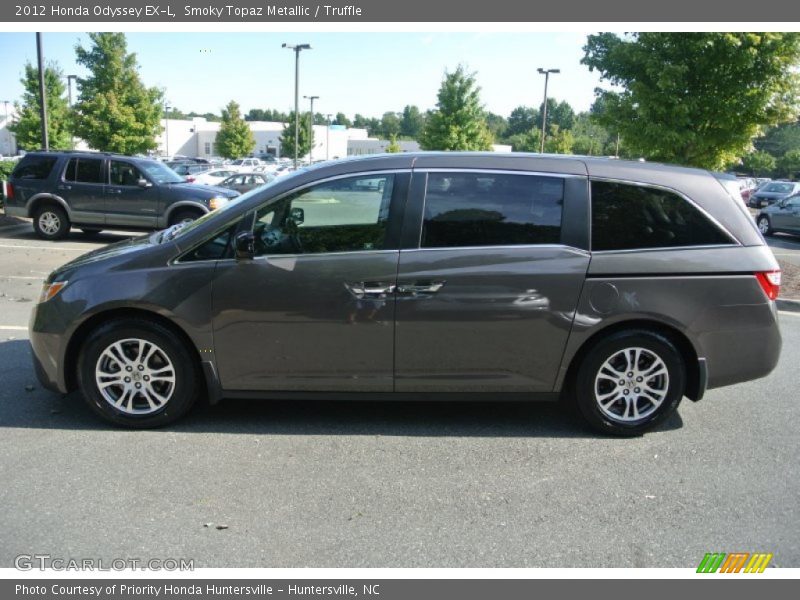 Smoky Topaz Metallic / Truffle 2012 Honda Odyssey EX-L