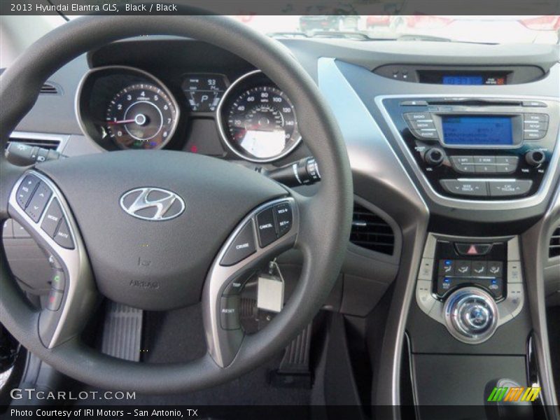 Black / Black 2013 Hyundai Elantra GLS