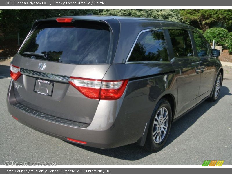 Smoky Topaz Metallic / Truffle 2012 Honda Odyssey EX-L