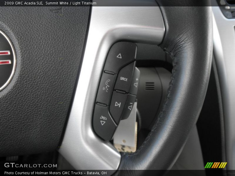 Summit White / Light Titanium 2009 GMC Acadia SLE