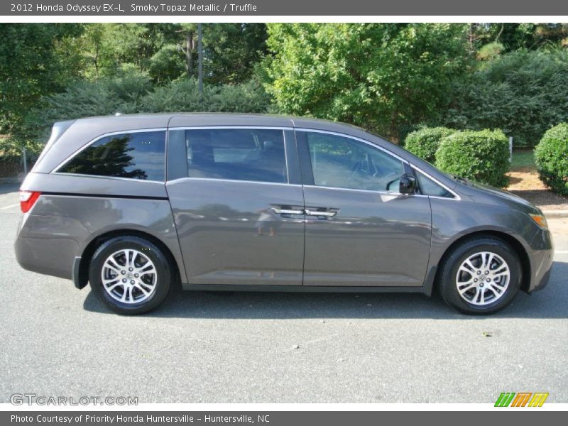 Smoky Topaz Metallic / Truffle 2012 Honda Odyssey EX-L