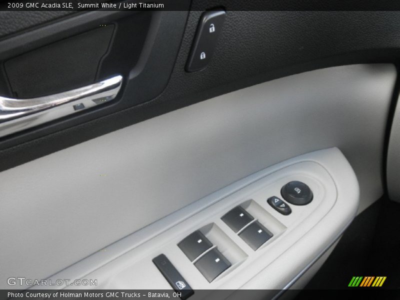 Summit White / Light Titanium 2009 GMC Acadia SLE