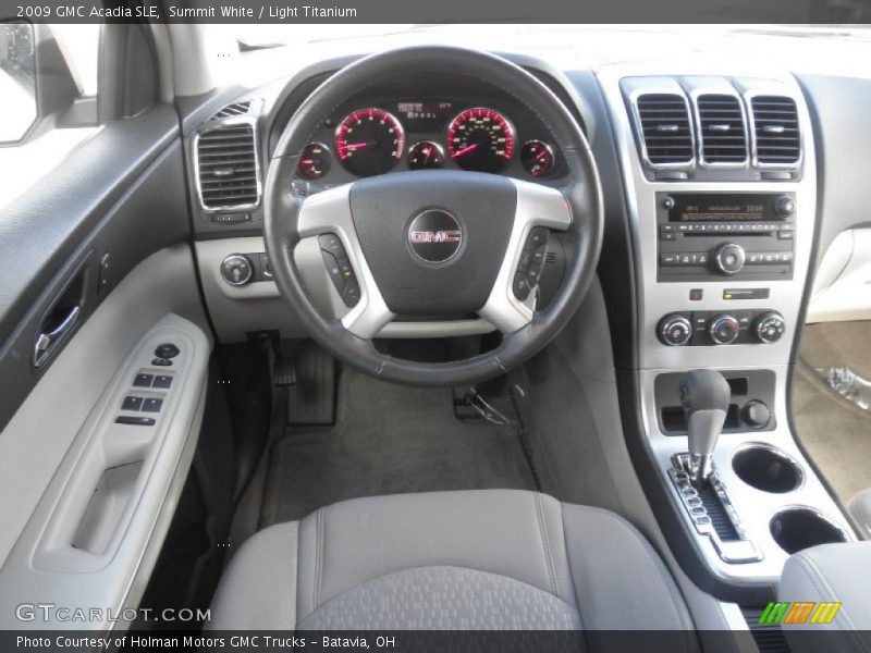 Summit White / Light Titanium 2009 GMC Acadia SLE